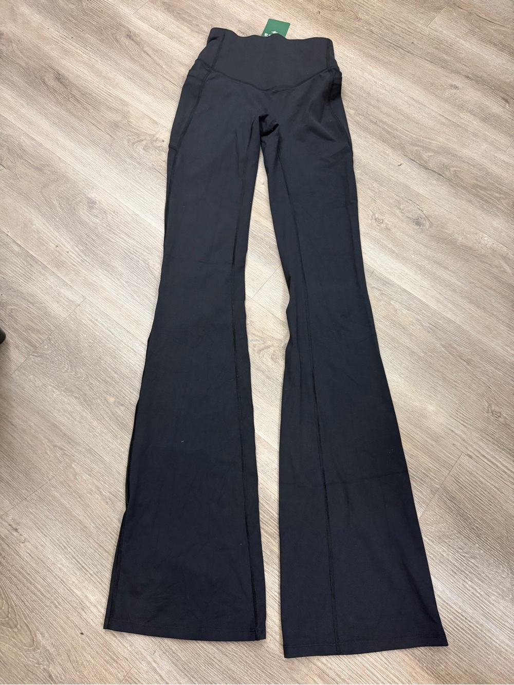 Halara Black Flare Leggings Women’s Size XS Ultra Tall 37 Inseam 0645